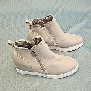 Anne Klein Sport Carsen Wedge Ankle Bootie Sneakers